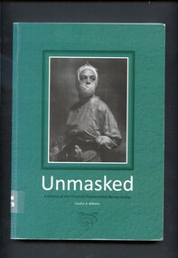 Illustrated paperback book with picture of nurse in theatre attire wearing a mask. 
A history of the first fifty years of the Victorian Perioperative Nurses Group, as specialty group of the ANF and its aims to promote the professional, educational, recreational and economic interests of its members.