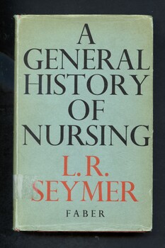 Illustrated hardcover book. Contains a history of nursing from the earliest times up to 1949, from an international standpoint. It also traces the development of various special branches of nursing, e.g. psychiatric and public health nursing.