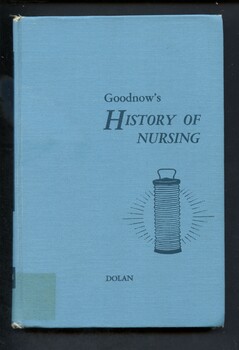 Illustrated hardcover book. Contains a history of the care of the sick from the times of primitive man, through the centuries up to the 1960's.