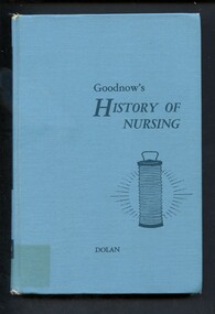 Illustrated hardcover book. Contains a history of the care of the sick from the times of primitive man, through the centuries up to the 1960's.