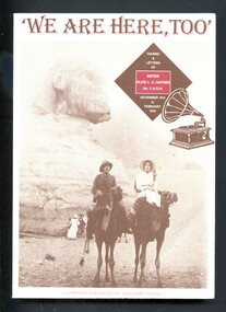 Book - Illustrated book, Olive L. C. Hayes 1888-1978, "We are here too": diaries and letter of Sister Olive L. C. Haynes No. 2 A.G.H. November 1914 to February 1918, 1991