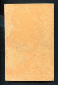 Illustrated book with pale orange hard cover titled The Australians at the Boer War. No writing on front and title and authors name embossed in silver on spine.
