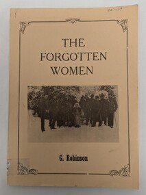 Illustrated book with a black and white photograph of a nurse with a group of soldiers ( S.Avenell with amputees at Southall Hospital).  The back cover has a small black and white photo of a group of nurses (S.Olive Saloway with other nurses on board Orsova
