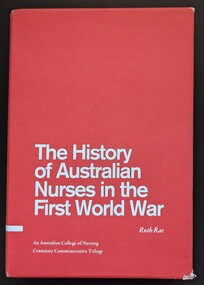 Boxed set of 4 books. Cardboard cover in red with title in white print.