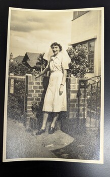Black and white photo of Sidney Williams (Macdowell) [ca.1945]