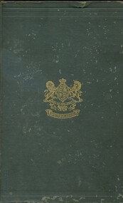 Front cover of book - 'The history of Prahan from its first settlement to a city' by John Butler Cooper
