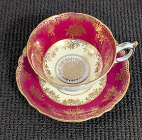 Ceramic - Cup and saucer, Paragon, Miss Eileen Emms cup and saucer, [ca. 1930's]