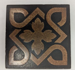 Front of floor tile [ca.1870] Alfred Hospital original administration building