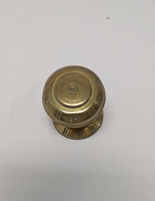 Functional object - Doorknob, Brass doorknob from front door of Alfred House Alfred Hospital, [ca.1870]
