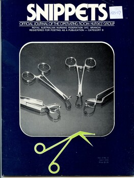 Front cover of Snippets July 1979 edition