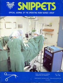 Front cover of Snippets - Official journal of the operating room nurses group