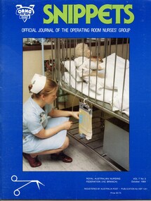 Front cover of Snippets - Official journal of the operating room nurses group October 1984