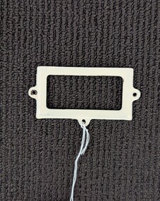 Card holder from door in Alfred Hospital Nurses Home