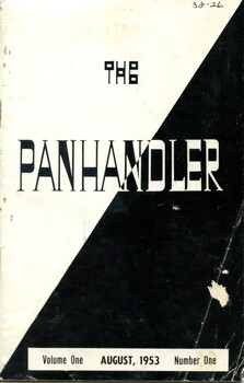 Front cover of 'The panhandler' Volume One August 1953 number one