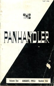 Front cover of 'The panhandler' Volume One August 1953 number one