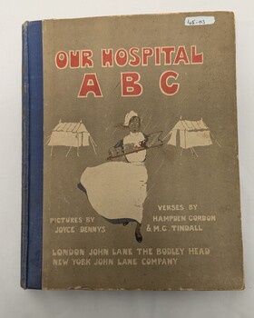 Front cover of 'Our Hospital ABC', Joyce Dennys, 1916