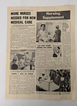 First page of Nursing Supplement