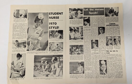 Second and third pages of nursing supplement