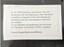 Other side of laminated lable