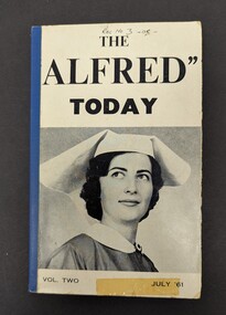 Front cover of 'The Alfred Today' Alfred Hospital, 1961