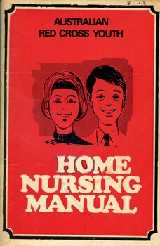 Front cover of 'Australian Red Cross Youth home nursing manual'