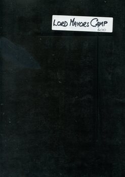 Front cover of 'Lord Mayor's Children's Camp' document folder, Alfred Hospitla 1978-1993