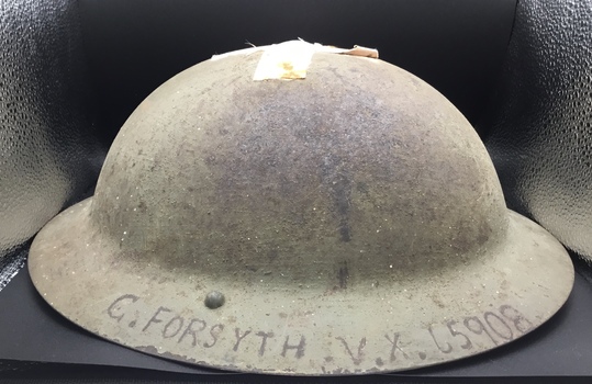 Helmet belonging to Gethla Forsyth