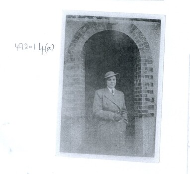 Gethla Forsyth in uniform of the Austaralian Army Nursing Service, [ca.1940's]