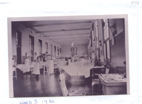 Ward 3, Alfred Hospital melbourne, 1936, Gethla Forsyth