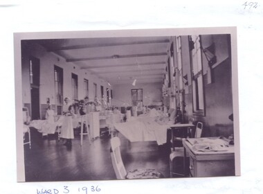 Ward 3, Alfred Hospital melbourne, 1936, Gethla Forsyth