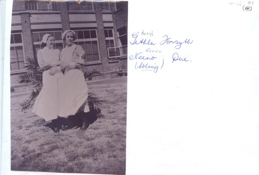 Gethla Forsyth and Neeno (Solveig) Due