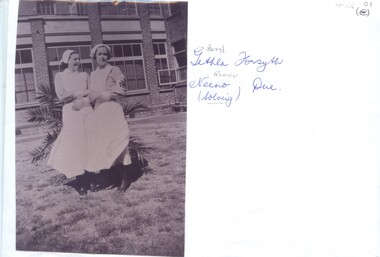 Gethla Forsyth and Neeno (Solveig) Due
