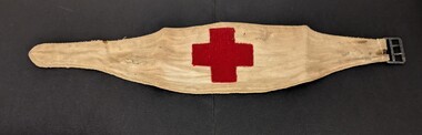 Uniform - Arm Band, V Kaufman & Co, Arm band with red cross, 1915