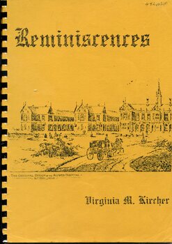 Front cover of 'Reminiscences' Virginia M Kircher, 1986