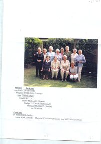 Reunion Photograph: 50th Anniversary Group X 2002