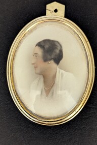 Colured photograh of Leah Rosenthal [ca.1920's]