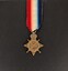 1914-1915 Military star with attached ribbon