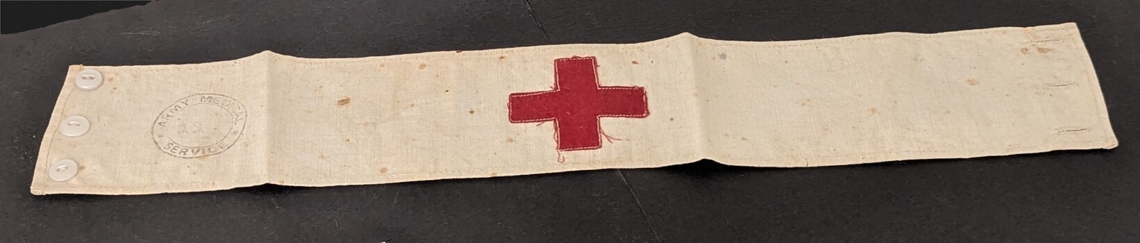 Front of World War I Army Medical Service armband
