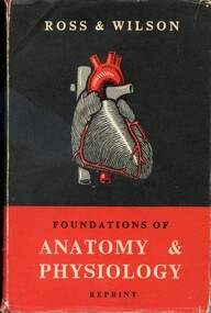 Front of 'Foundations of anatomy and physiology' dustjacket, Ross & Wilson, 1968