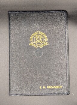 Front of 'Alfred Hospital trained general nurse certificate' folder