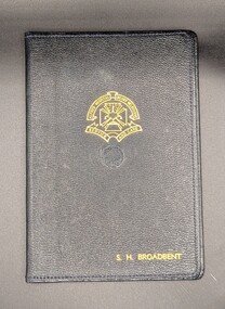 Front of 'Alfred Hospital trained general nurse certificate' folder
