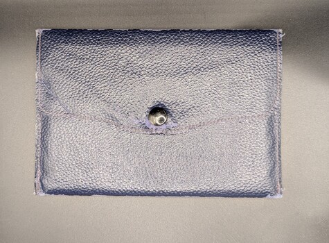 Faux leather envelope for Alfred Hospital trained general nurse certificate