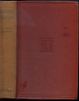 Spine and front cover of 'Surgical nursing', Howard 1917