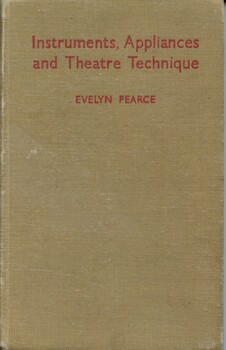 Front cover of 'Instruments, appliances and theatre technique', Pearce, 1945