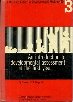 Front cover of 'An introduction to developmental assessment in the first year', 1962, Illingworth