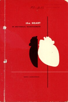 Front cover of 'The heart in anatomical transparencies' 1952, Abbott Laboratories