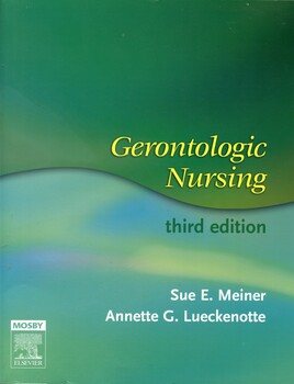 Front covrt of 'Gerontological Nursing', 2006, Meiner & Lueckenotte