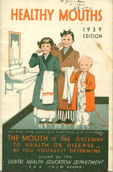Front cover of 'Healthy mouths, 1939 edition',Dental Health Education Department
