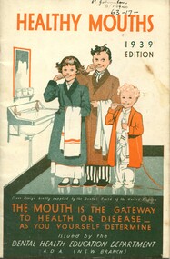 Front cover of 'Healthy mouths, 1939 edition',Dental Health Education Department
