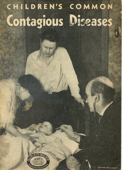 Front cover of 'Children's common contagious diseases' [ca.1940] Pacific Press Publishing Association